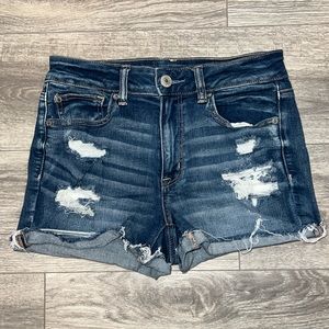 American Eagle Outfitters Next Level Stretch Hi-Rise Shortie Shorts size 8